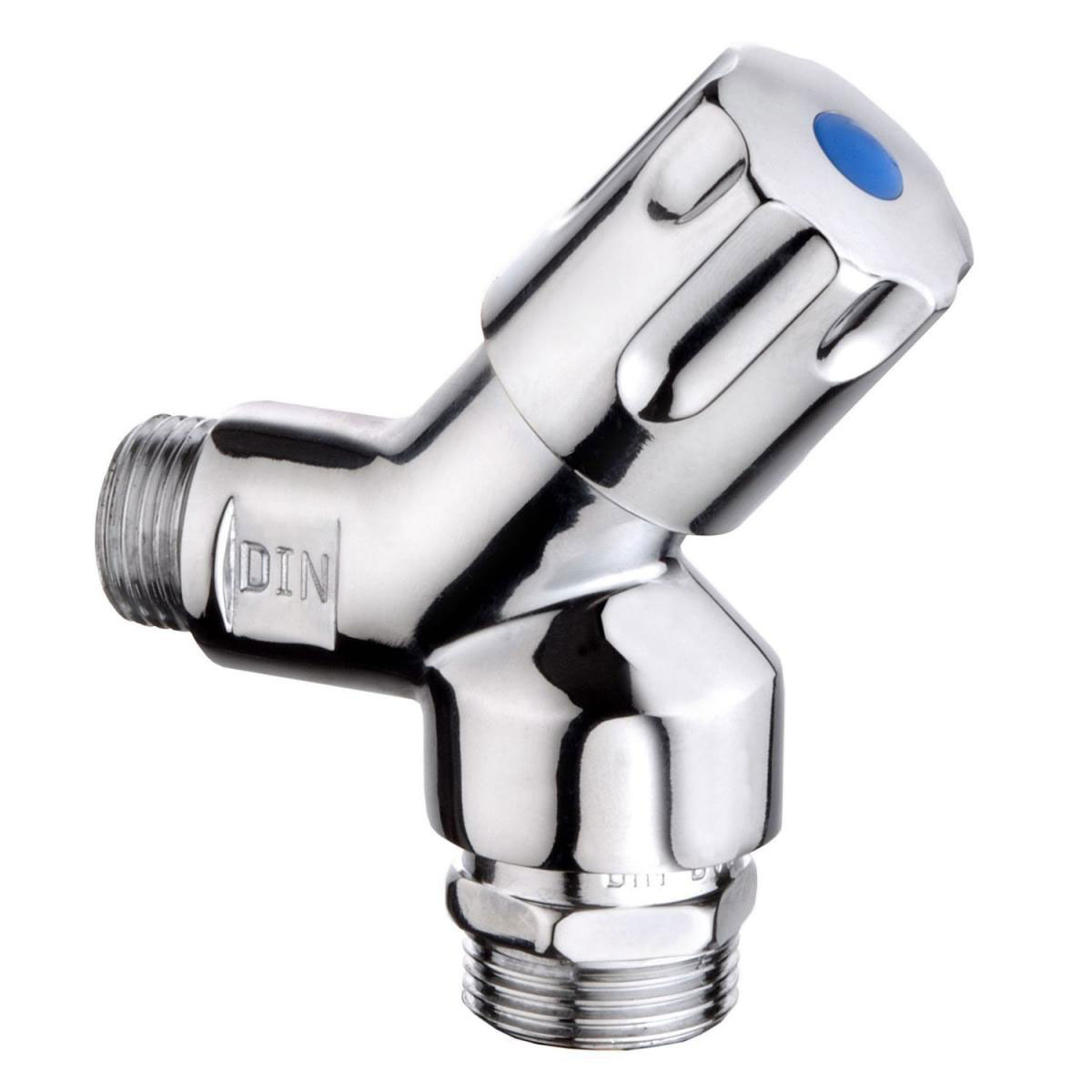 Wasch-/Spülmaschinen-Auslaufventil mit Belüfter 1/2 Chrom