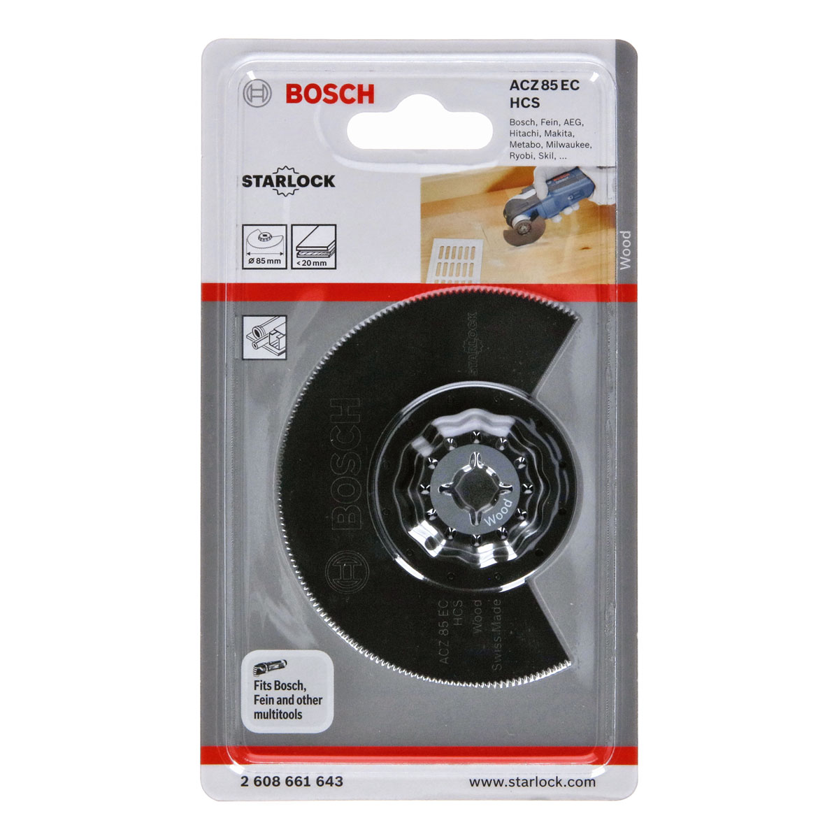 Bosch Professional  HCS Segmentsägeblatt ACZ 85 EC Wood 85 mm Bild 2