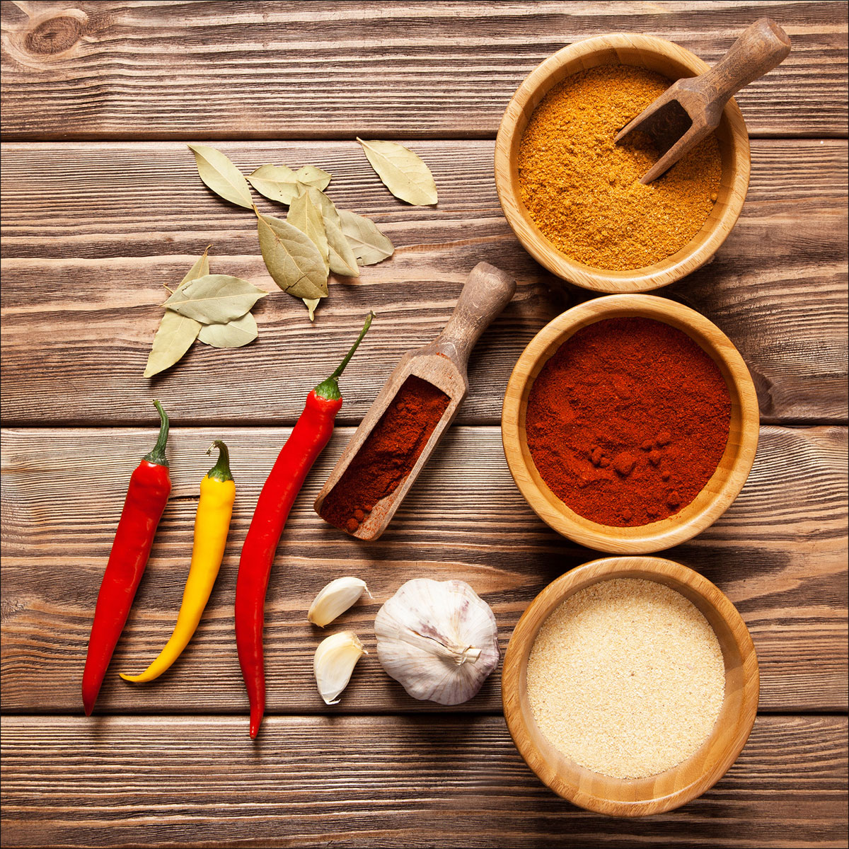 Glas-Art Herbage In Bowl III 20 x 20 Glasbild Bild 1