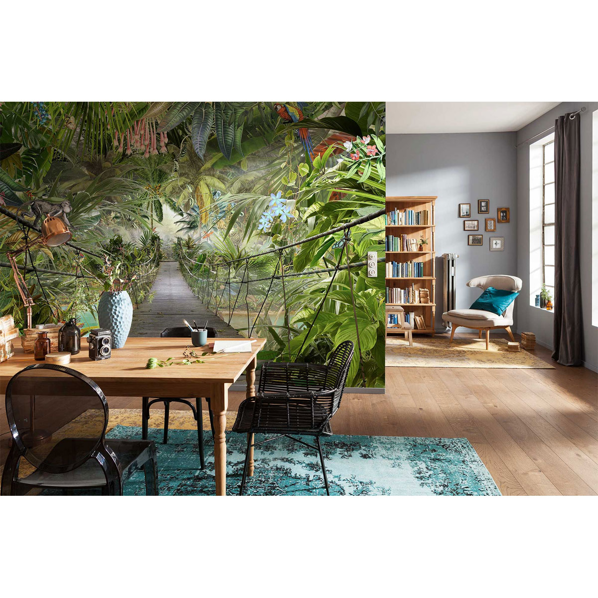 Komar  Papier Fototapete Wild Bridge 368x254 cm