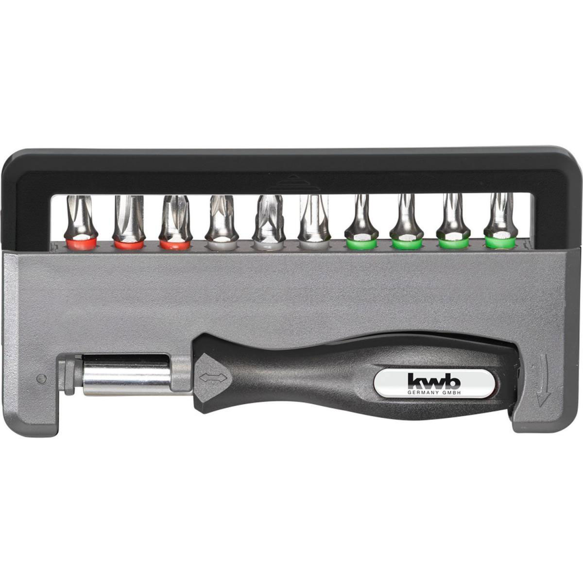 kwb  Bit Box Standard Handy Stahl 12 teilig PH 1-3 PZ 1-3 T 10-25 Bild 1