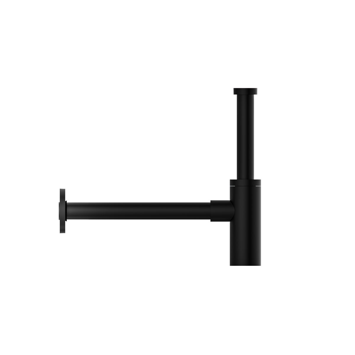 Kirchhoff Design-Flaschensiphon schwarz 1 1/4" x 32 mm rund Bild 2