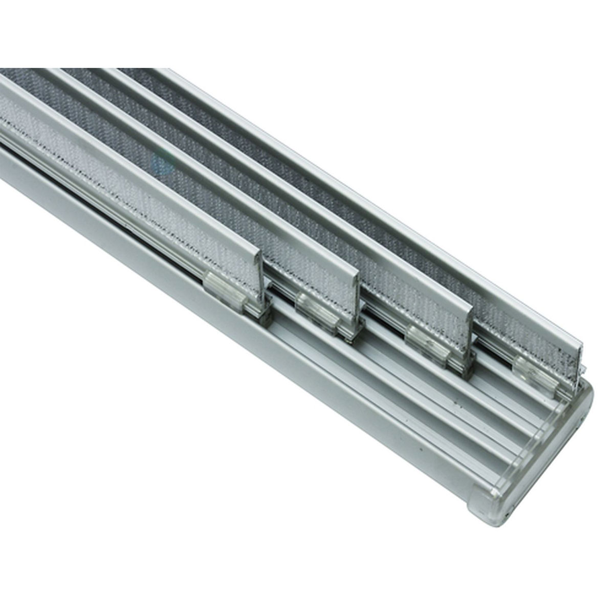 Gardinia Flächenvorhangschiene 4-läufig 225 cm Aluminium Bild 1