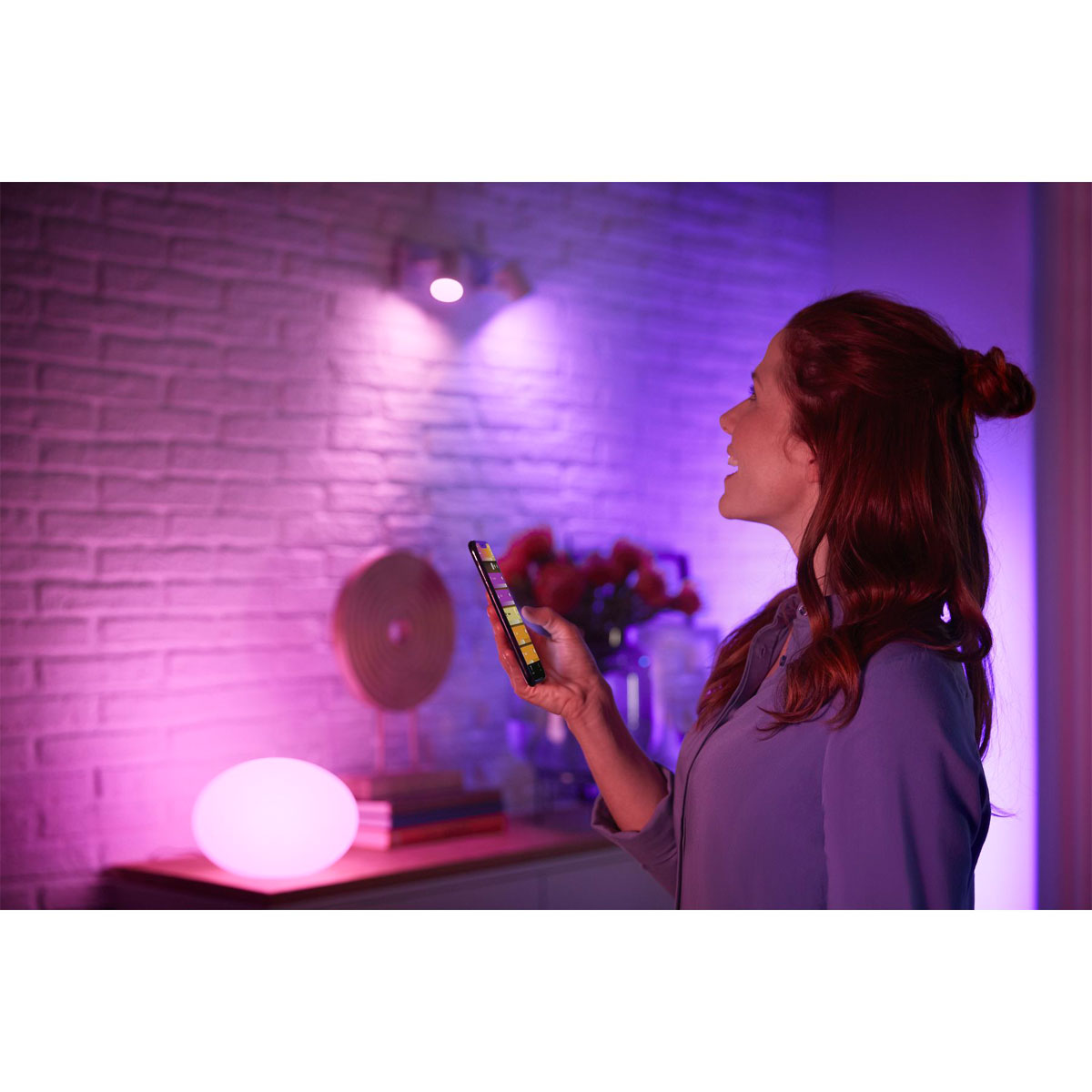 Philips Hue LED-Leuchtmittel-Set rund 10W 2-teilig Bild 7