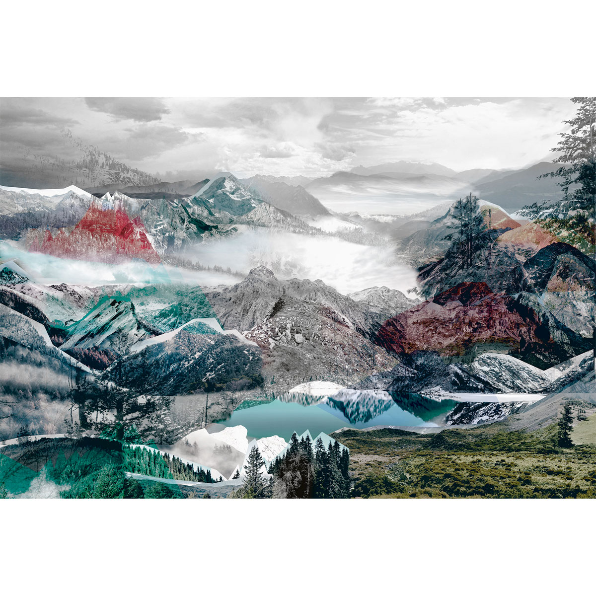 Komar  Vlies Fototapete Up and Down 368x248 cm Bild 2