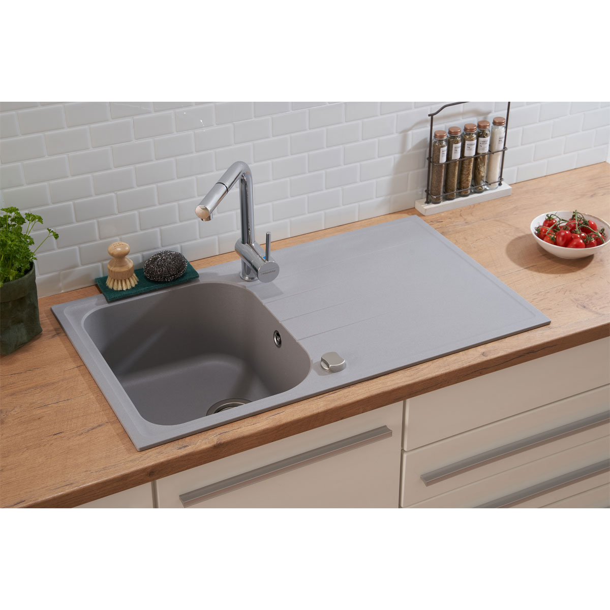 Respekta Spüle Orlando Massivgranit Bild 2