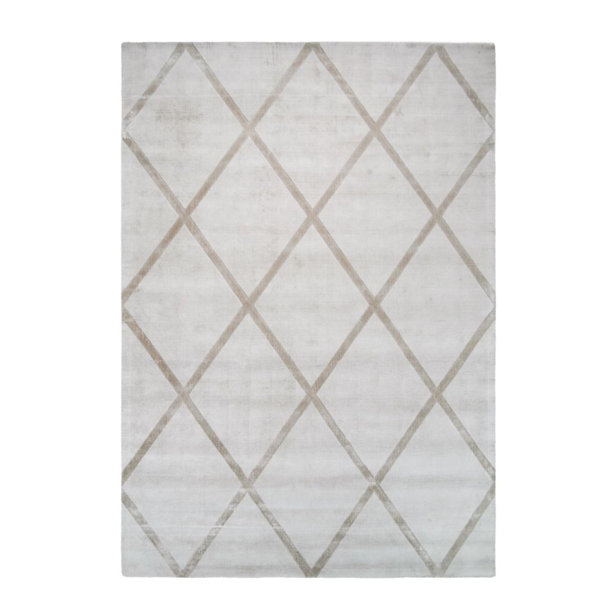 Kurzflorteppich „Luxury 210“ Elfenbein/Taupe, 160x230cm