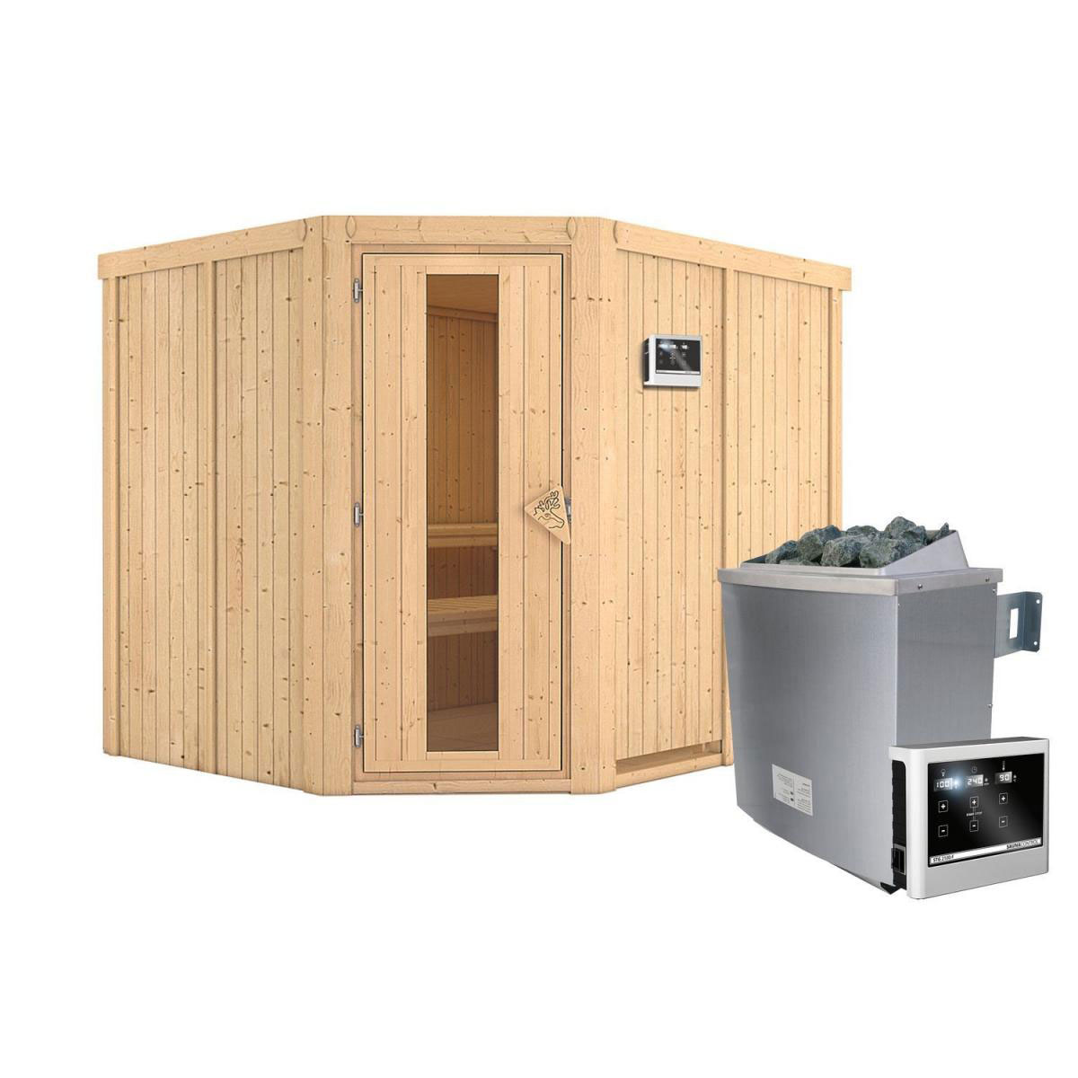 Karibu Malin Eckeinstieg Tür gedämmt ohne Kranz Bild 2