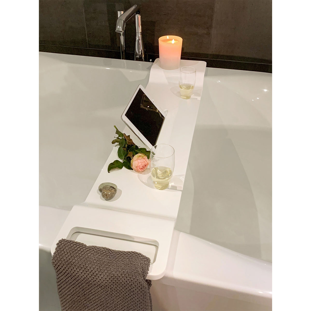 Wenko  Badewannenbrücke Matera Badewannenablage Bild 6