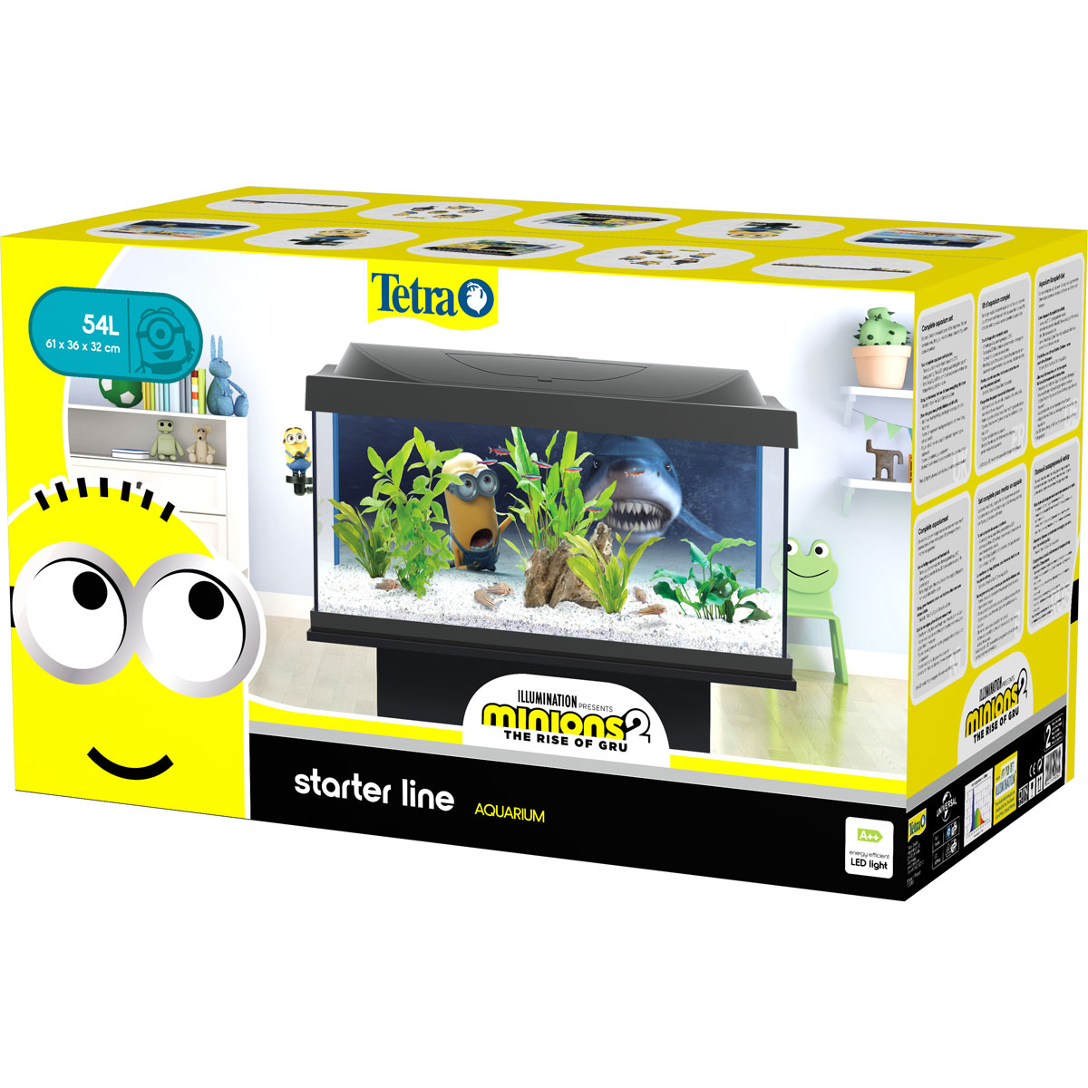 Tetra Aquarium Minions 2 mit LED 54 L Bild 1
