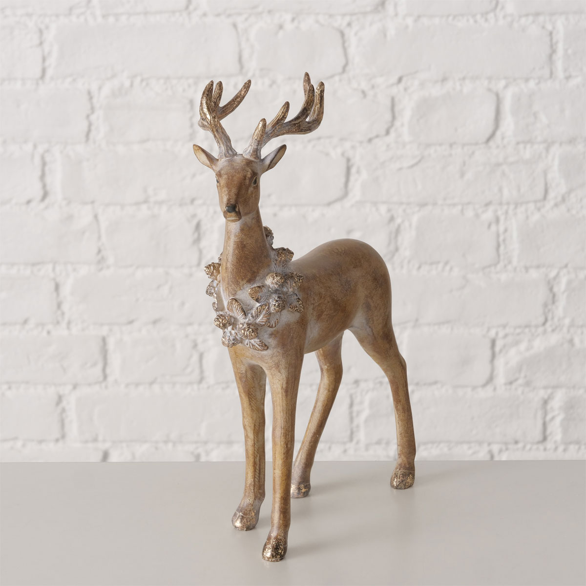 Figur Zorano Hirsch 15x6x27,5 braun Bild 1