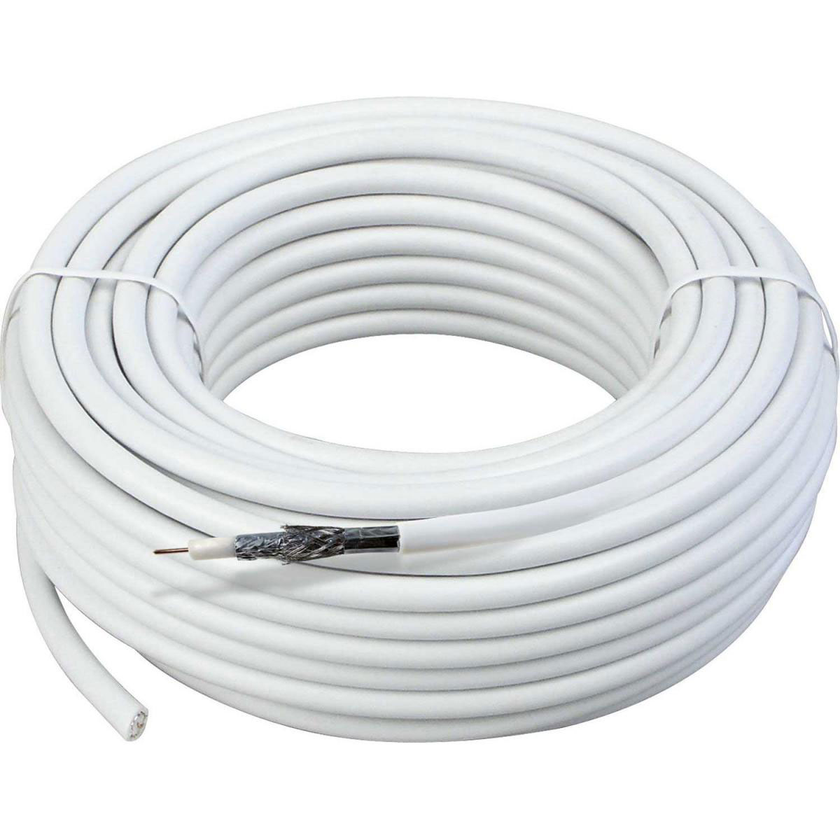 Schwaiger SAT-Koaxialkabel 110 dB 40m weiß