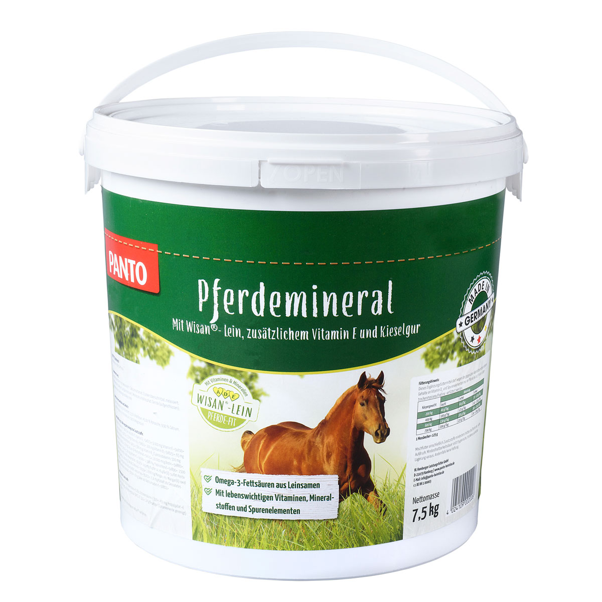 PANTO® Pferdemineral 7,5 kg Eimer