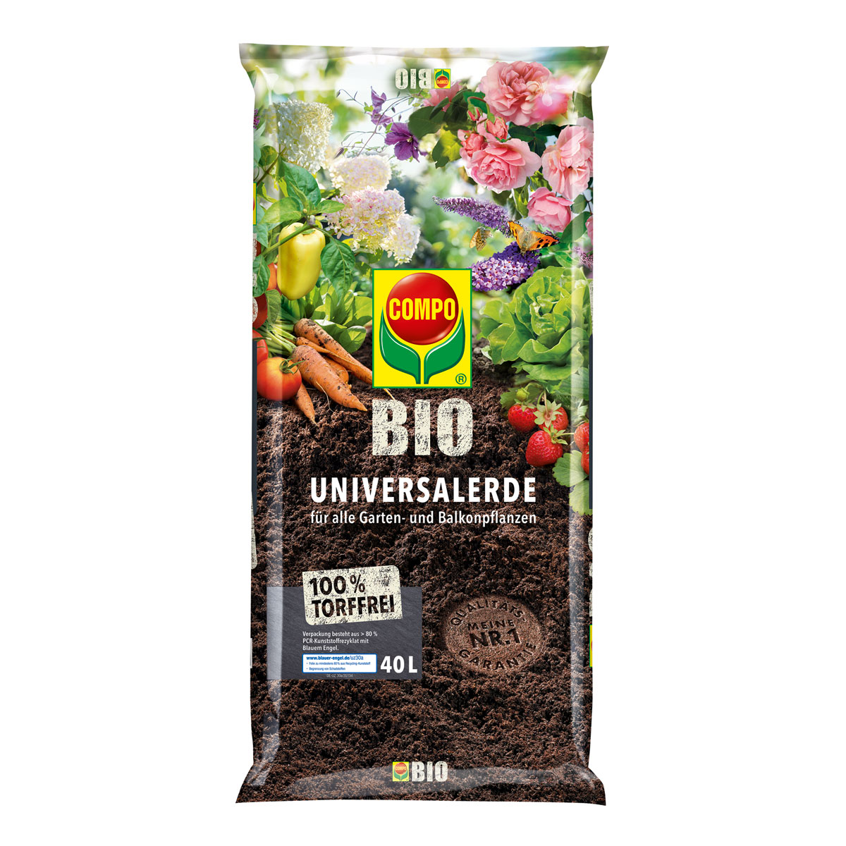 Compo BIO Universal-Erde torffrei 40 L