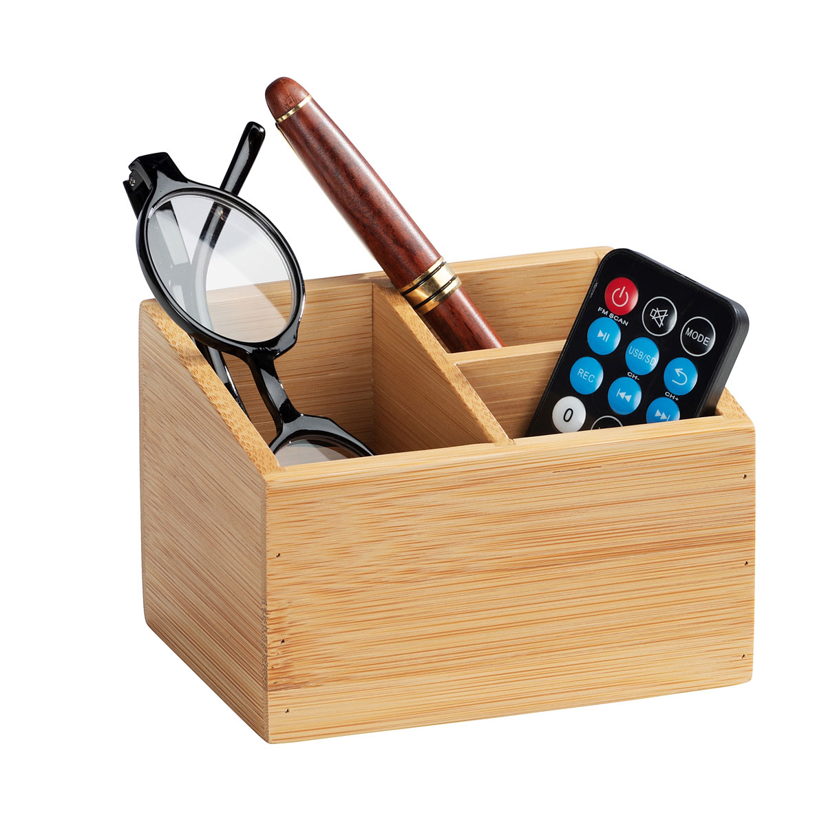 Wenko  Bambus Organizer Terra 3 Fächer 2er Set Bild 4