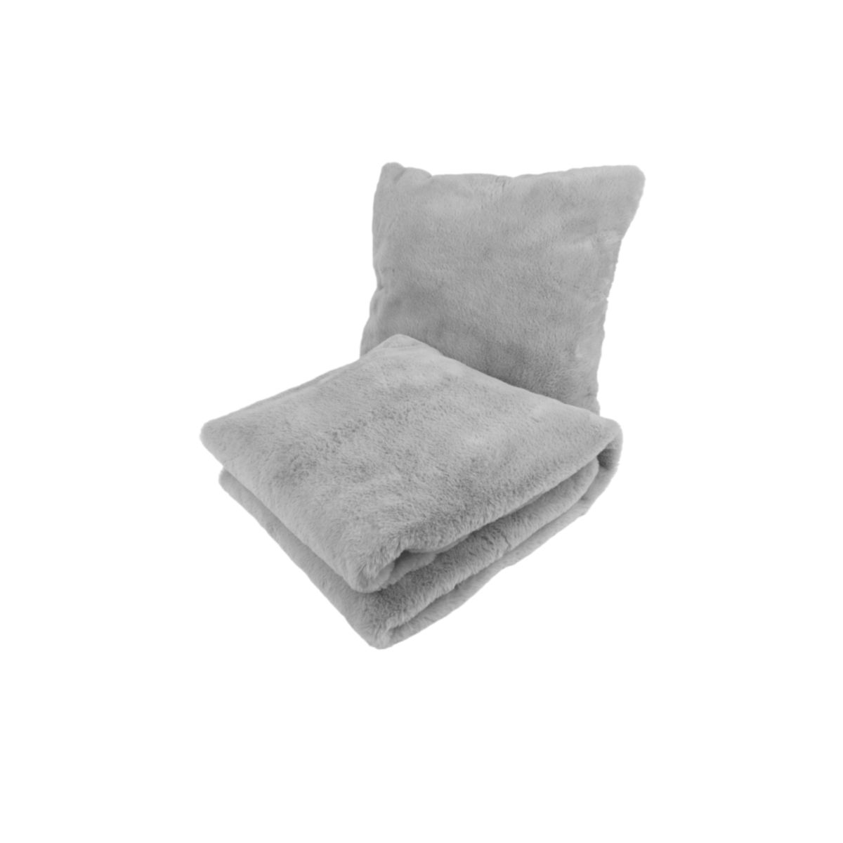 Dekokissen & Decke Aimee 625 2er-Set Grau / Blau