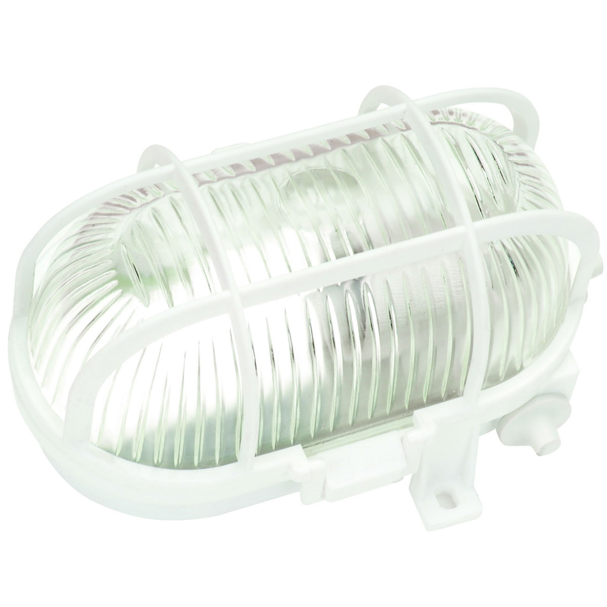 Flector Technik Oval-Wandleuchte weiß