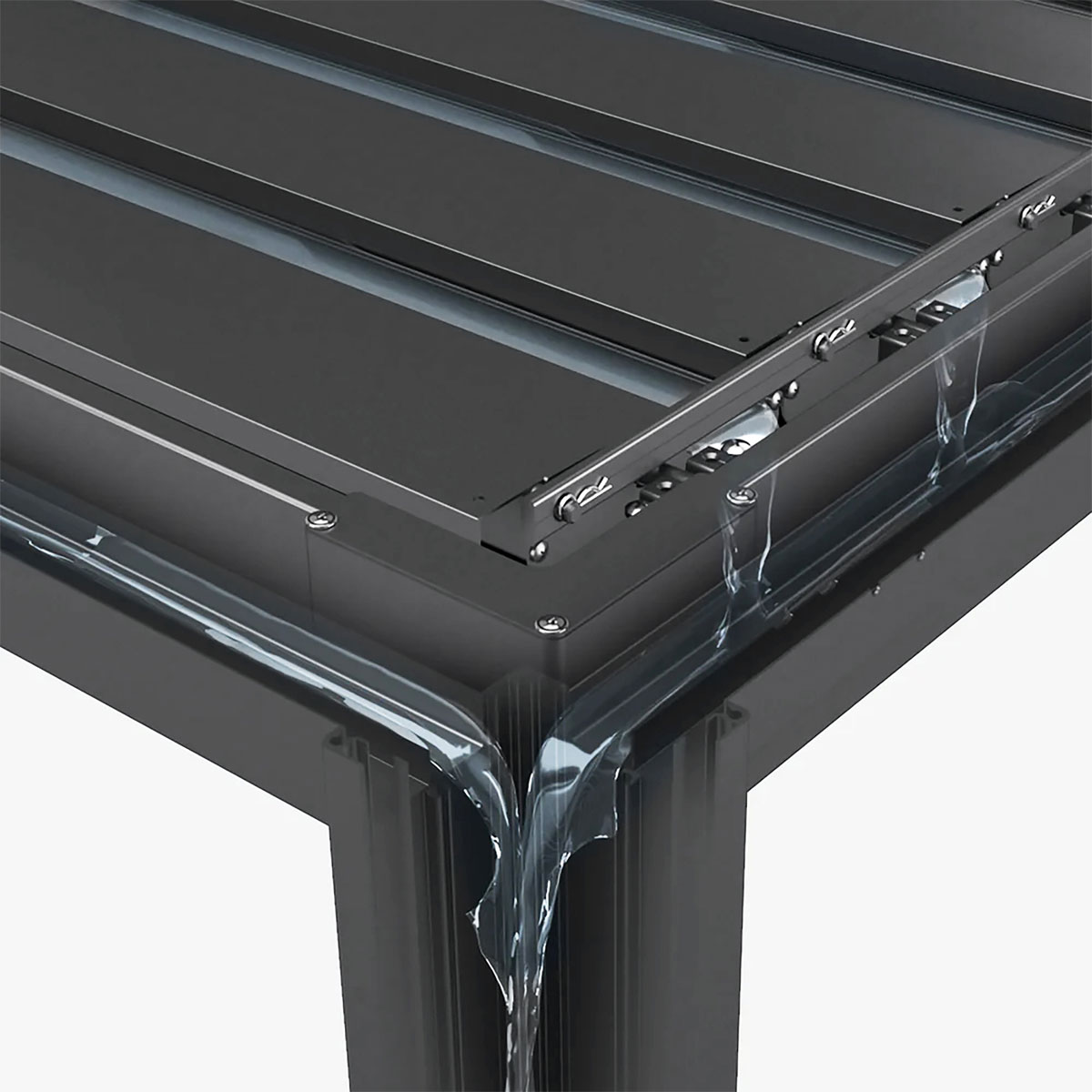 Pergola 111 Deluxe anthrazit 300 x 250 x 600 cm Bild 8