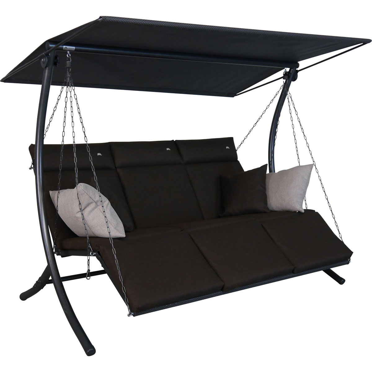 Angerer Freizeitmöbel GmbH Hollywoodschaukel Swing 3-Sitzer Smart coffee