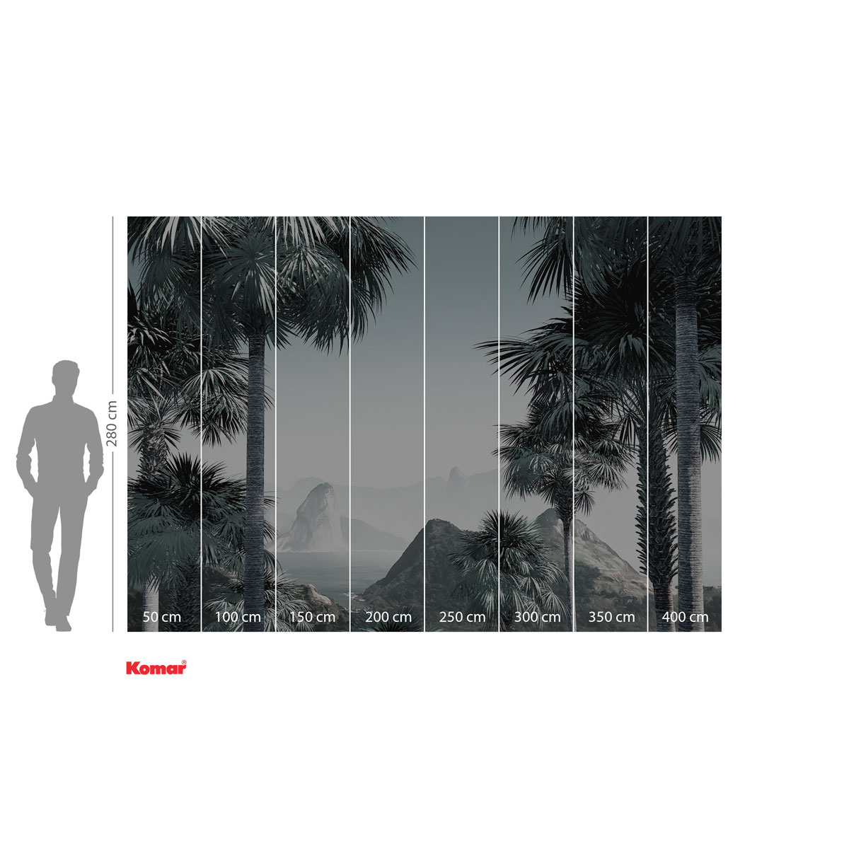 Komar  Vlies Fototapete Guanabara 400x280 cm Bild 3