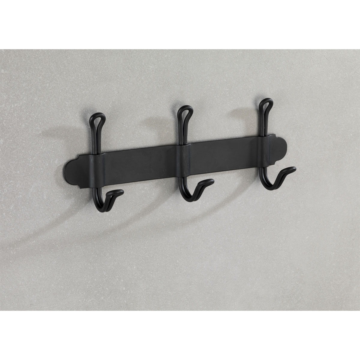 Wenko Hakenleiste Nostalgie Trio schwarz Bild 4