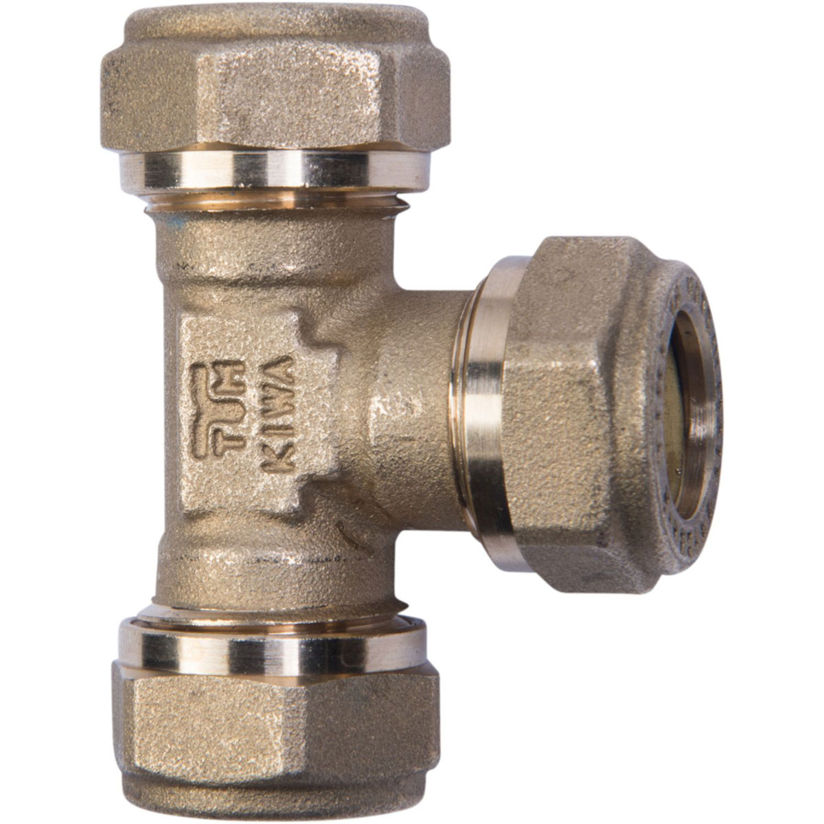 Cornat Messing T-Stück Durchmesser 18 mm