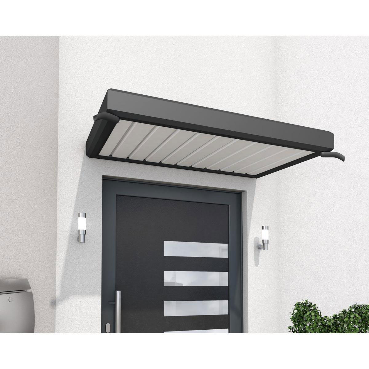 Durabil Rechteckvordach Typ NM anthrazit 150 x 90 x 14 cm