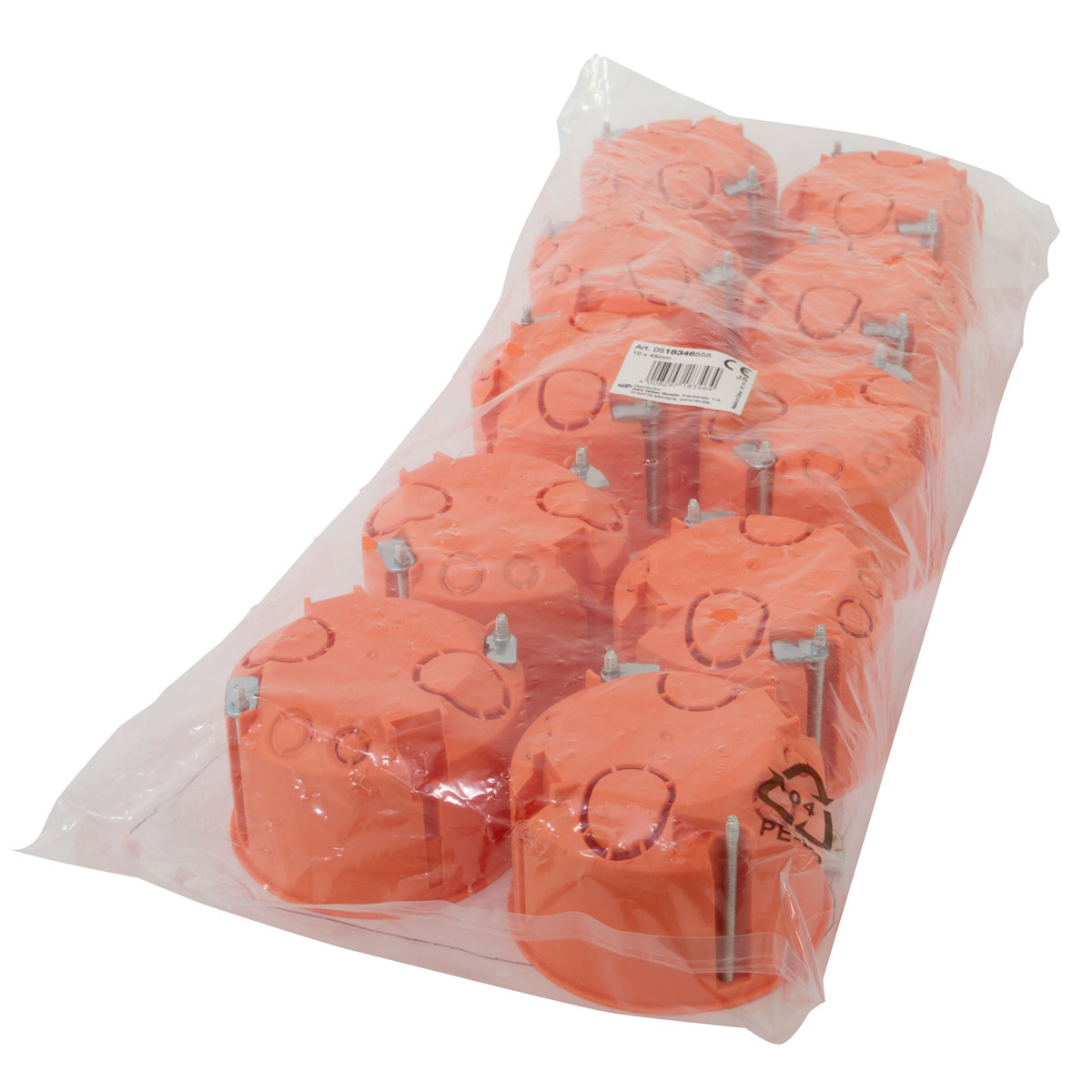 Hohlwand-Schalterdose 10 stk orange Bild 6