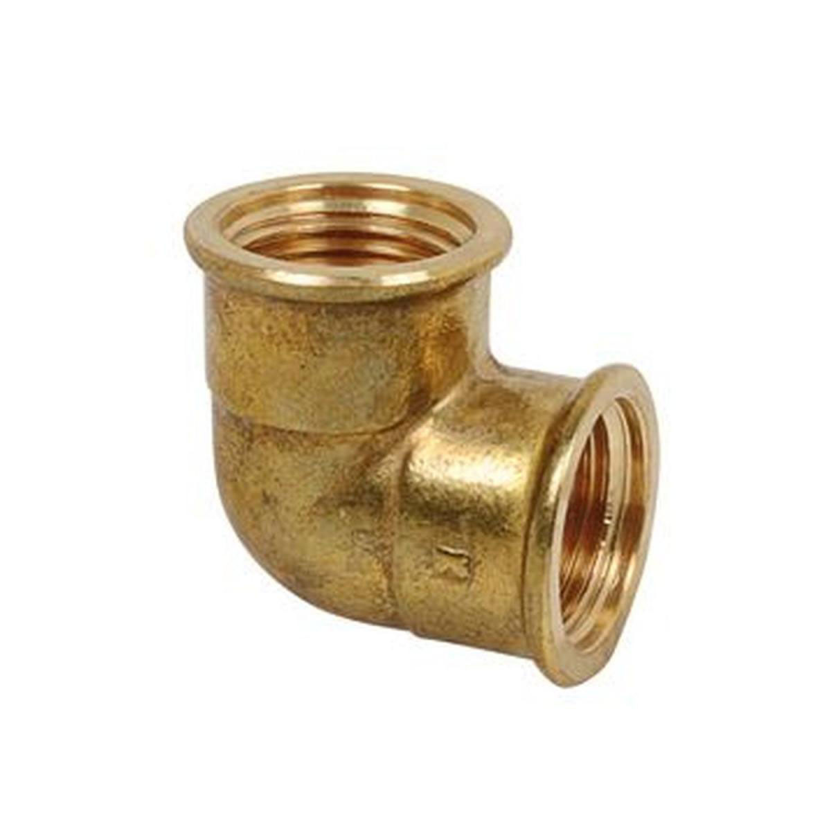 Kirchhoff 90-Winkel ½ IG Messing blank