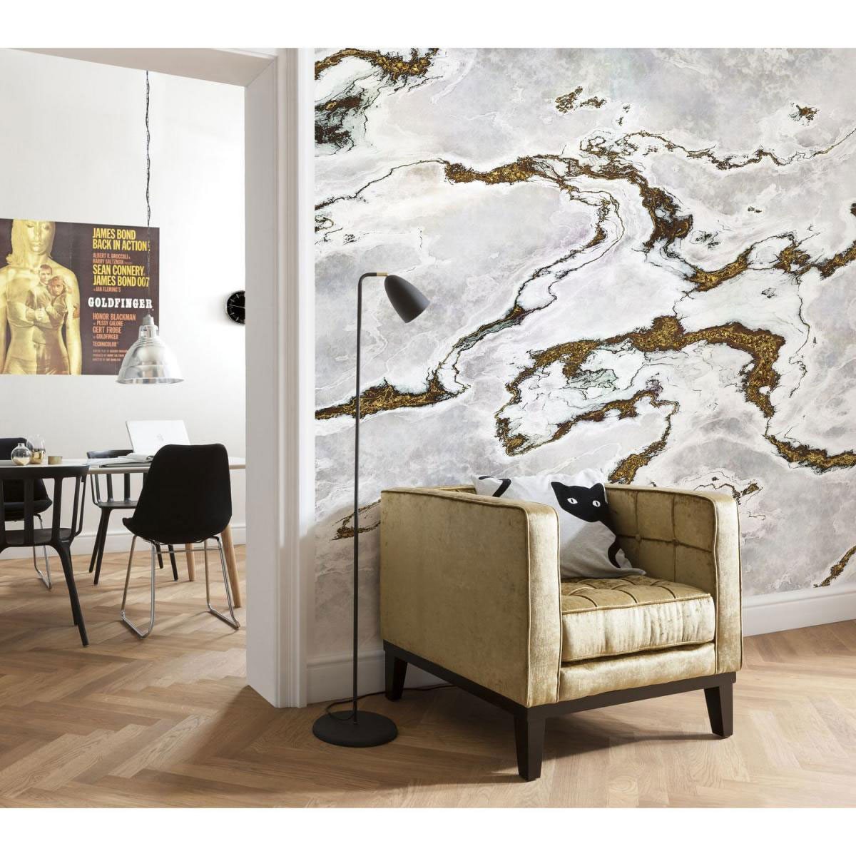 Komar Papier-Fototapete Marmoro 8-teilig 368 x 254 cm Bild 2