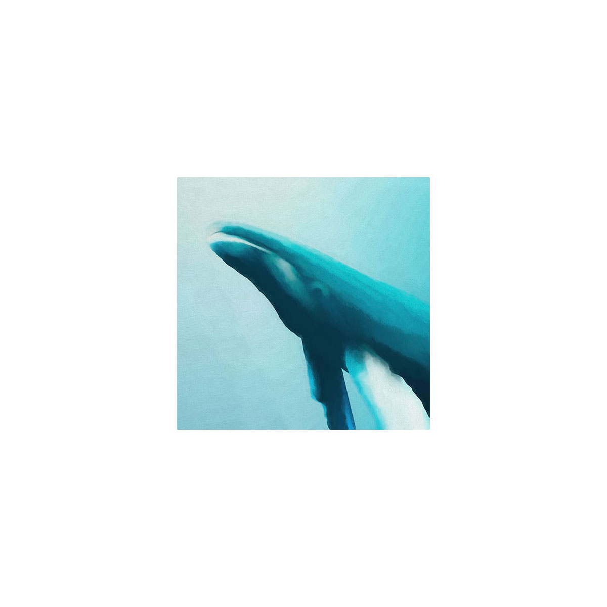 Komar  Vlies Fototapete Artsy Humpback Whale 200x280 cm Bild 3