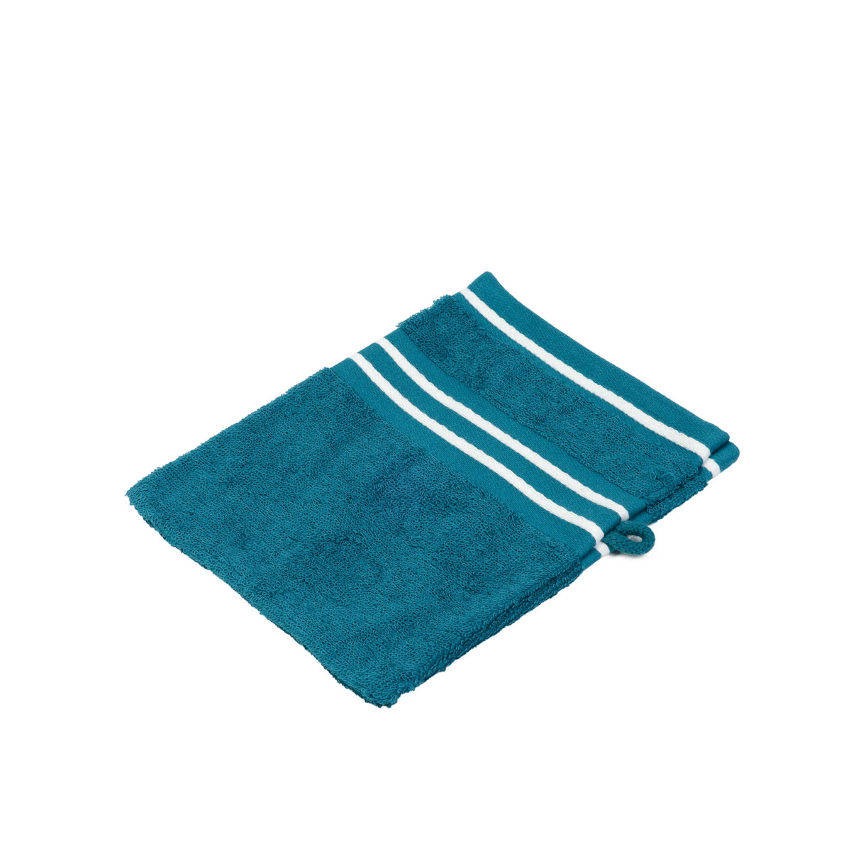 Gözze Frottier-Waschhandschuh Rio 16 x 21 cm petrol vollfarbig Bild 1