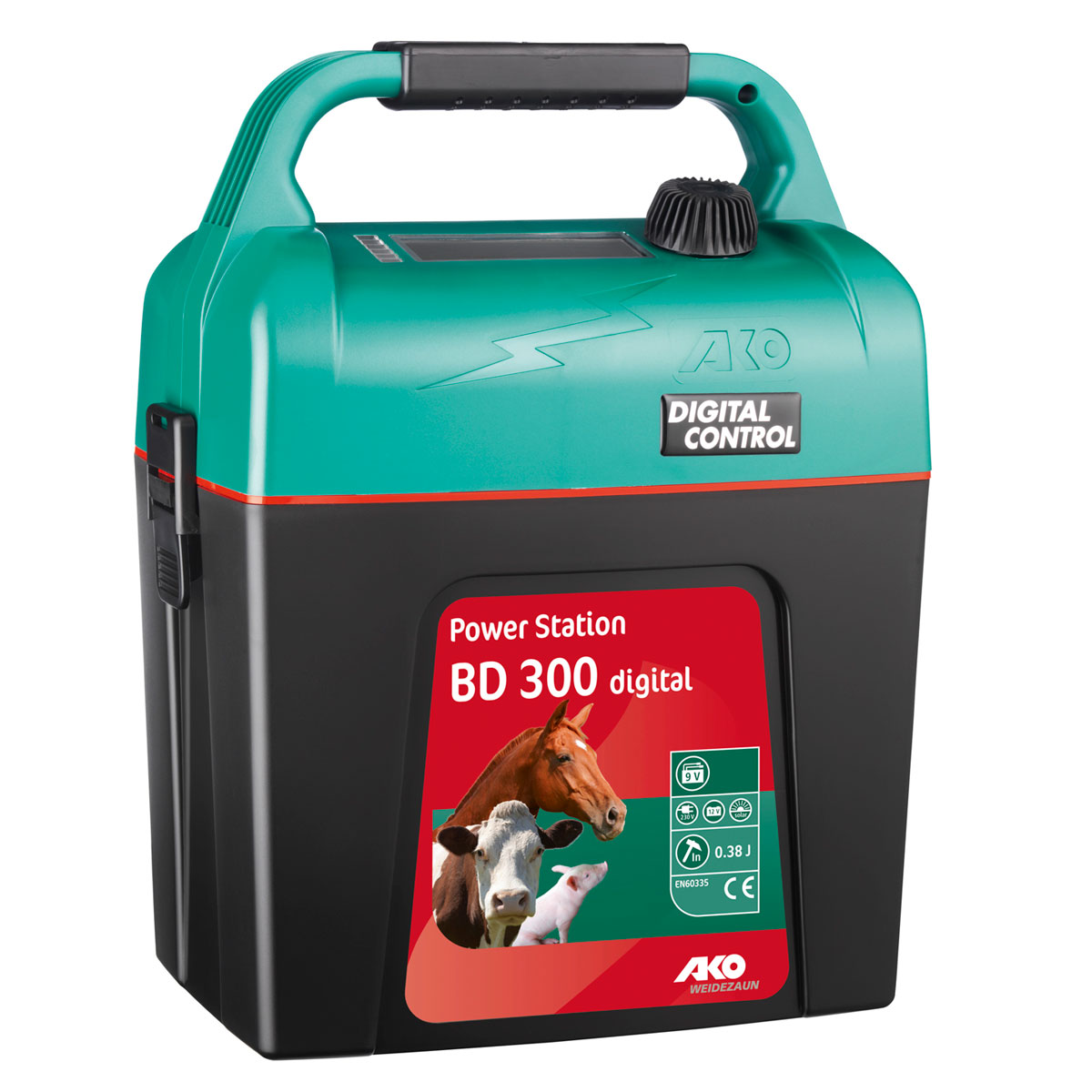 Powerstation-Batteriegerät BD digital 300 9 V schwarz-grün Bild 4
