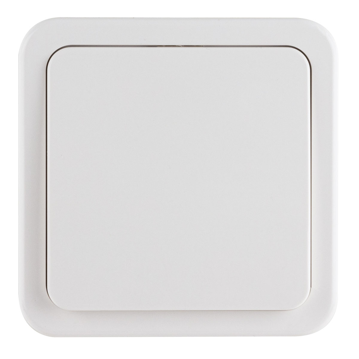 REV Ritter Taster Aufputz flach für Relaisschaltung weiß 80x80 max. 24 V 1,5A