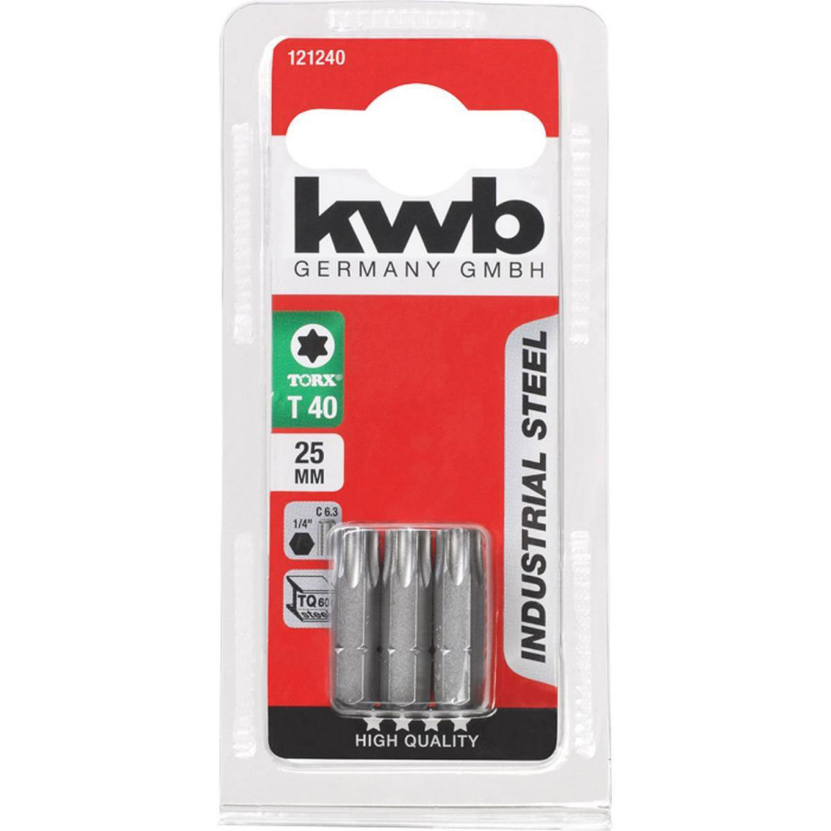 kwb  Bits Stahl 25 mm T 40 Bild 2