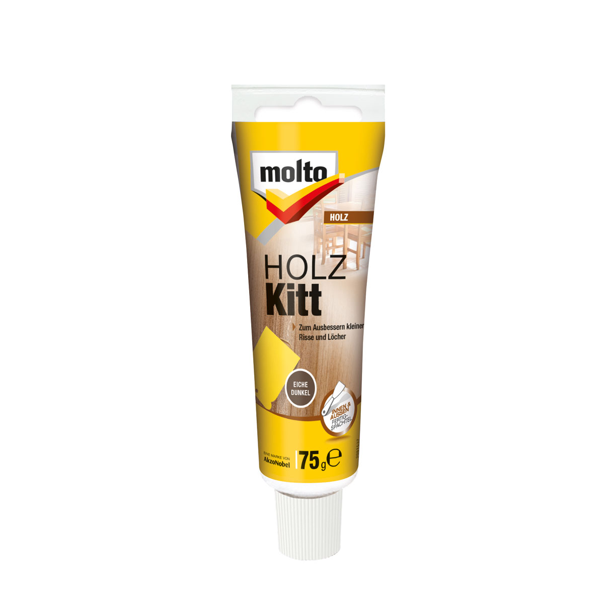 Molto Holz-Kitt Eiche dunkel 0,075 L