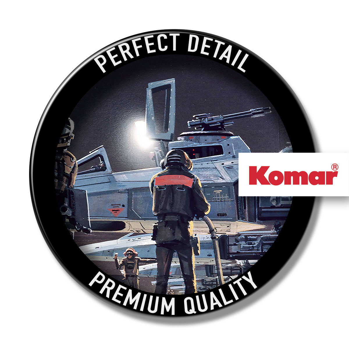 Komar  Vlies Fototapete Star Wars Classic Yavin Y-Wing 500x250 cm Bild 4