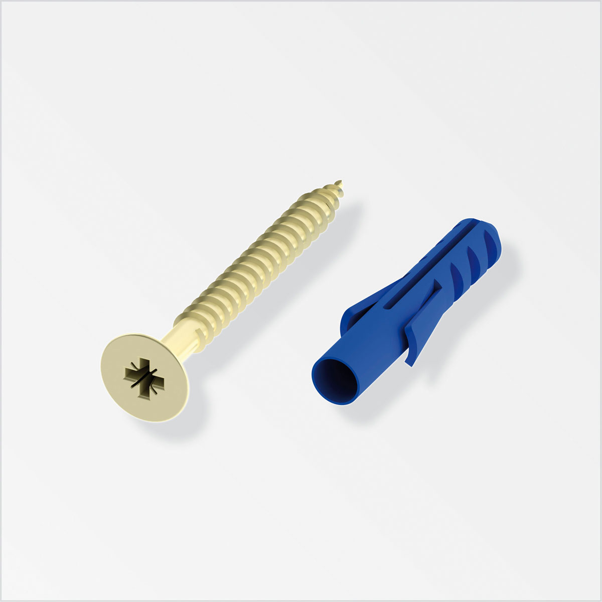 Alfer Schraube mitDübel 3 x 30 mm champagner 10 Stück Bild 1