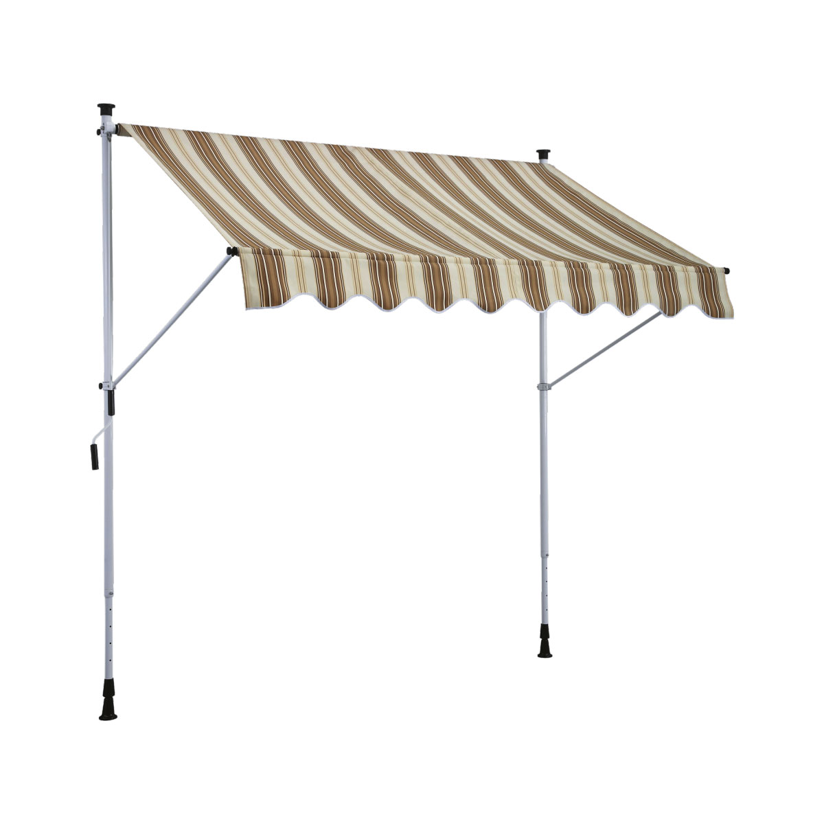 Durabil  Fallarm-/Balkonmarkise Lyon braun 300 x 120 cm