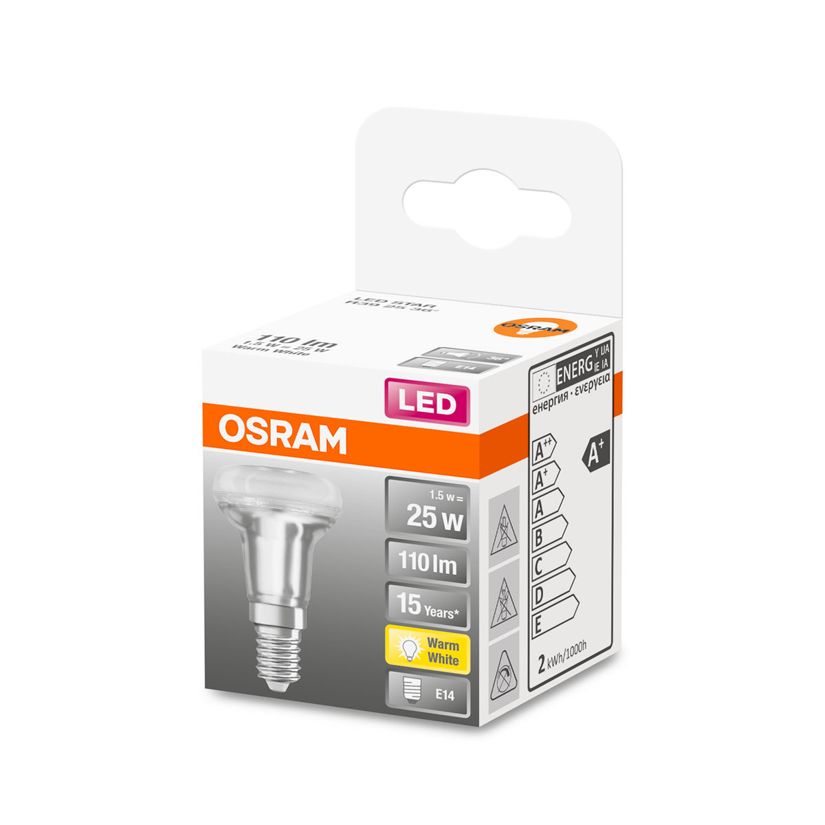 Osram LED-Reflektor E14 25W R63 Bild 2