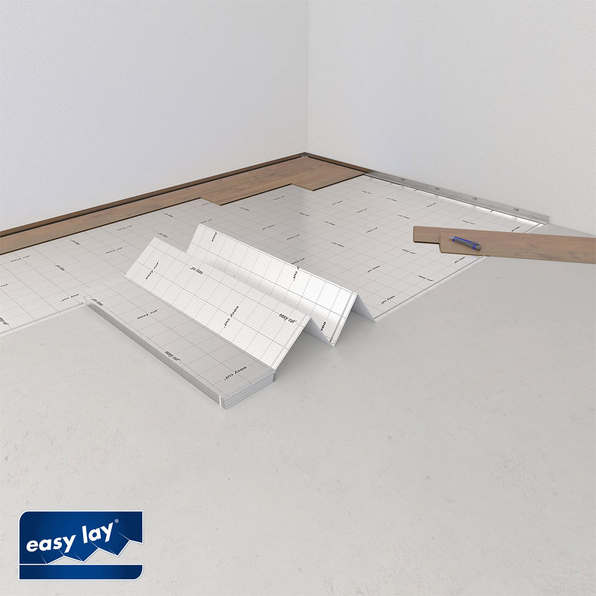 Selit  SELITFLEX 3 mm AquaStop Parkett-/ Laminatunterlage 10 m² Bild 2