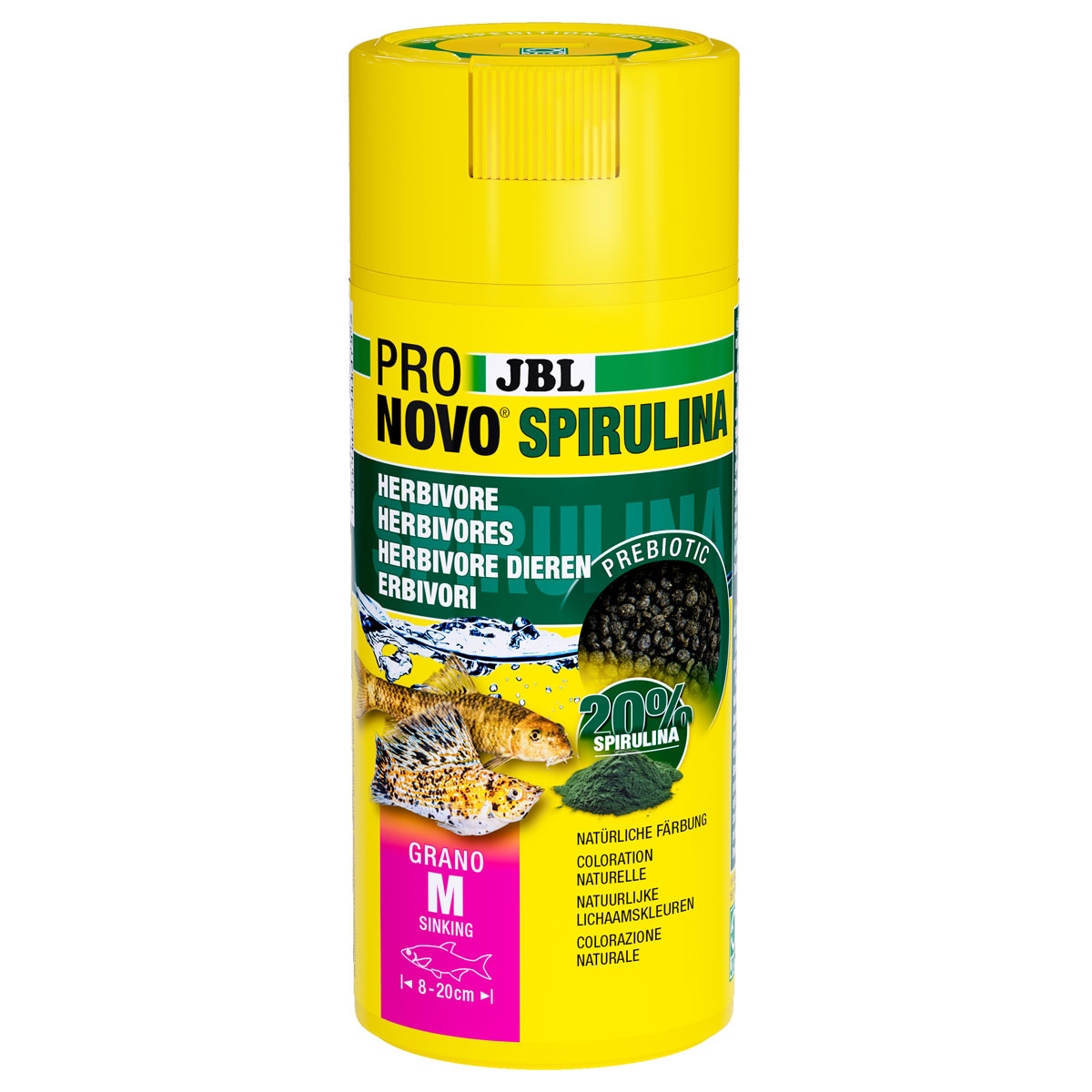 JBL  PRONOVO SPIRULINA GRANO M 250ml CLICK