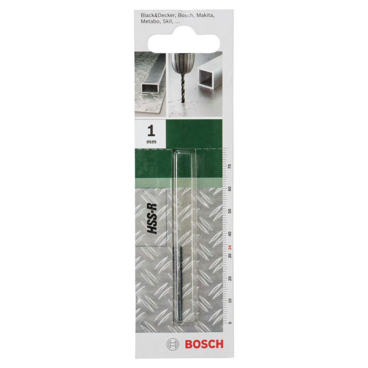 Bosch  DIY Metallbohrer HSS-R Durchmesser 1 x 34 mm Bild 2