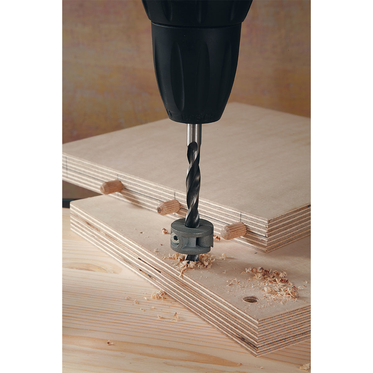 Wolfcraft  Universal-Tiefenstopp-Set 3- teilig  Bild 10