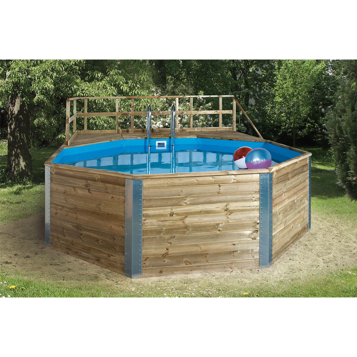 Weka Holzpool 593 B 471 x 571 cm