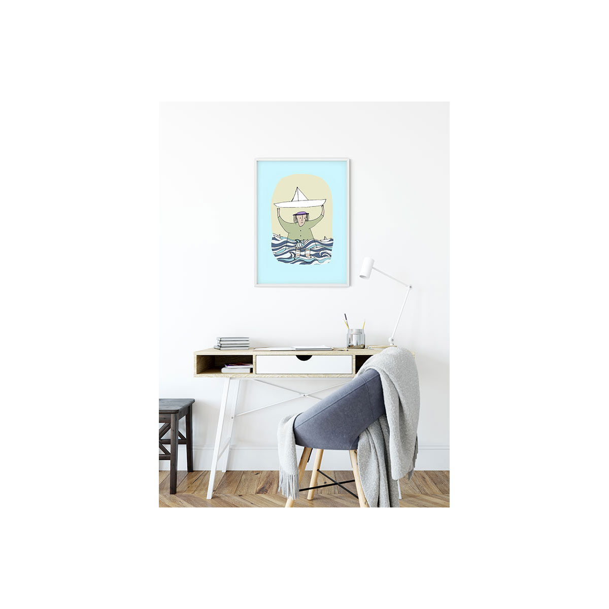 Komar  Wandbild Paper Ship 50x70 cm Bild 7