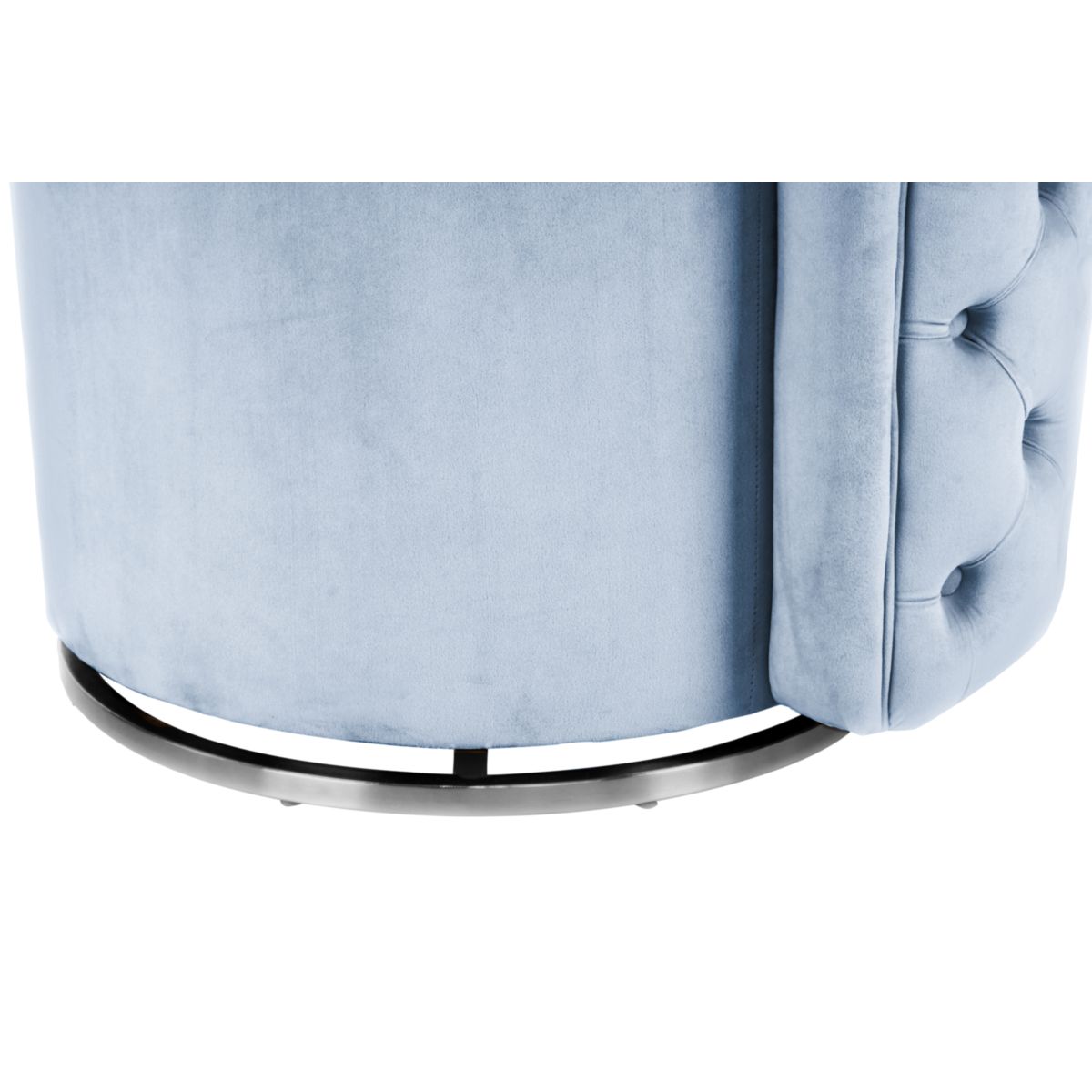 Sessel Drehsessel Beverly 125 hellblau silber Bild 7