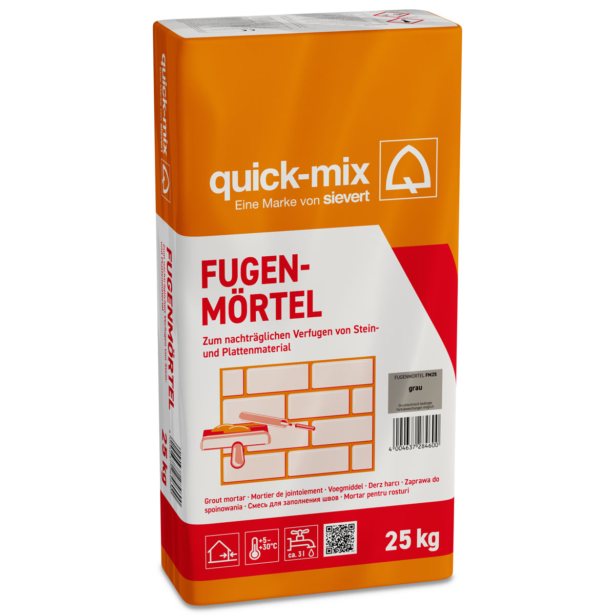 Fugenmörtel grau 25 kg