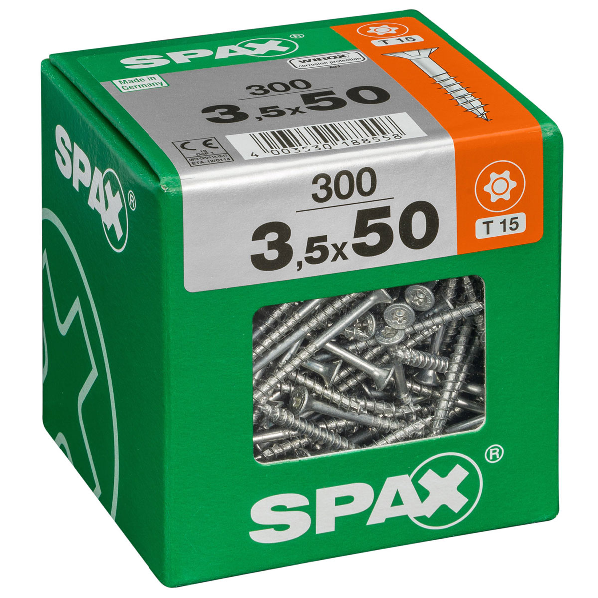 Spax Universalschrauben WIROX Senkkopf 3,5 x 50 XL 300 St Bild 2