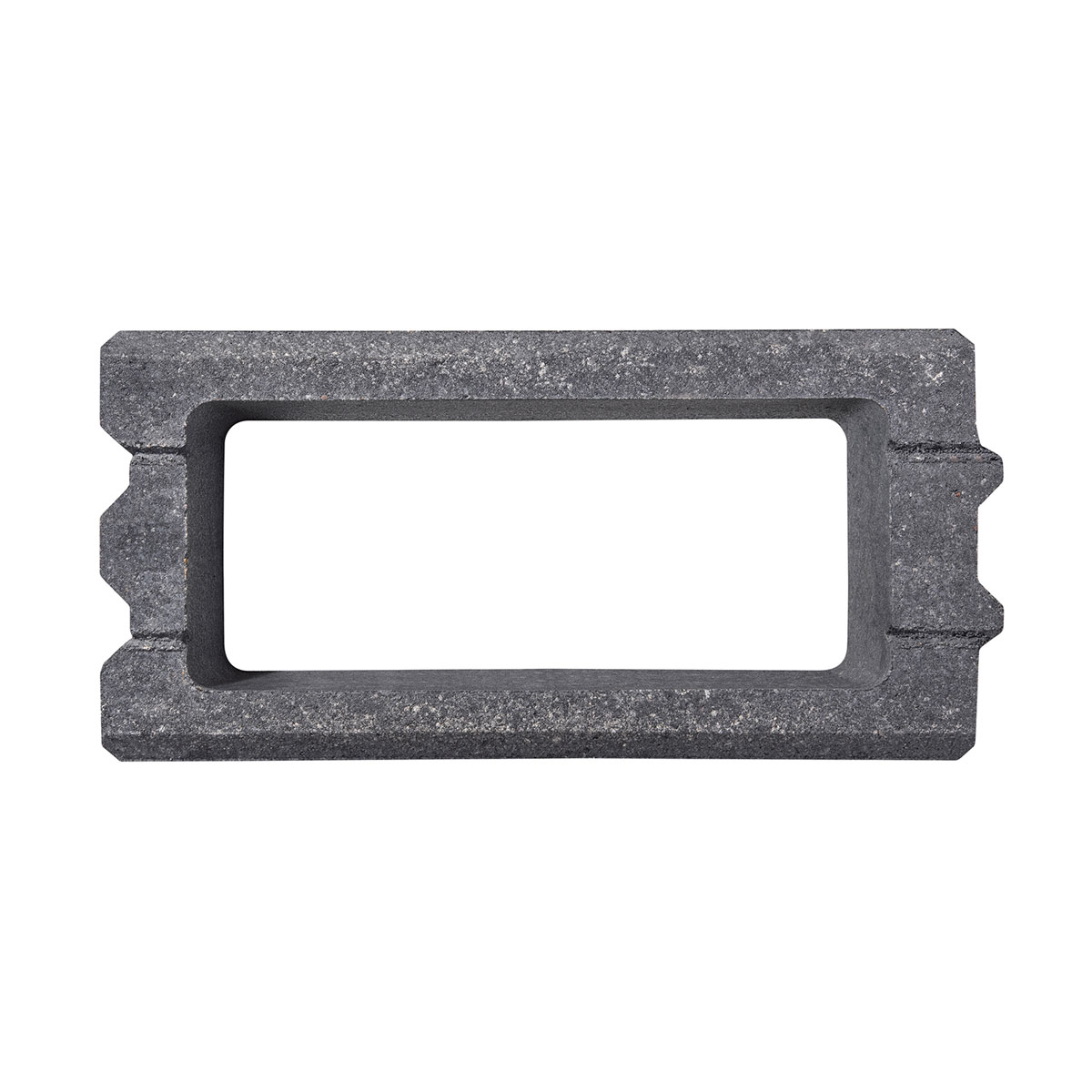 Diephaus  Mauerstein Fine weiss-schwarz Normalstein 50 x 25 x 20 cm Bild 2